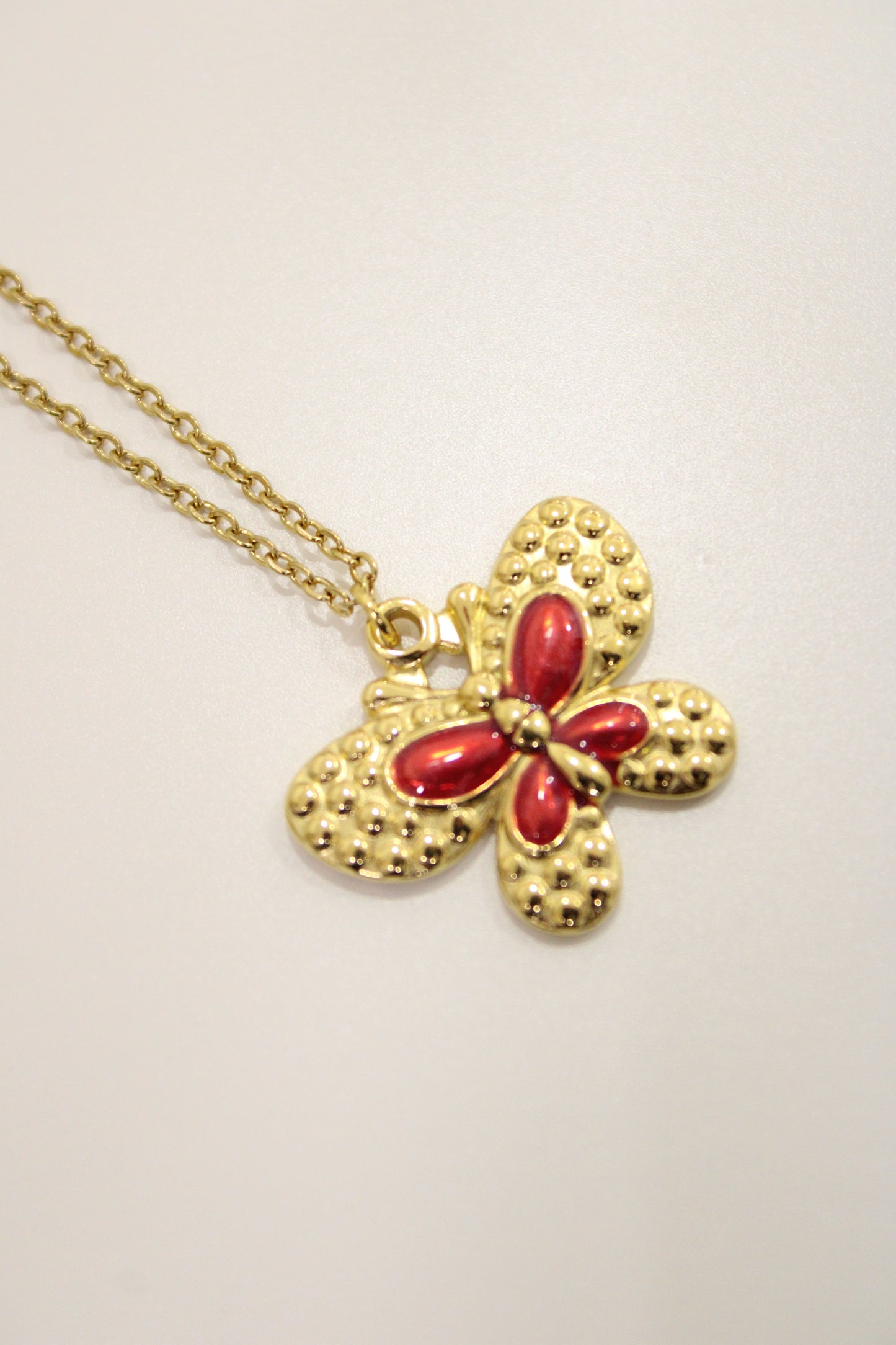 Collana Red Butterfly